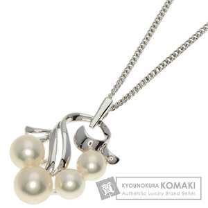 MIKIMOTO ミキモト パール 真珠 ネックレス シルバー レディース 中古