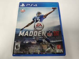 【240521-6】 PlayStation4 / PS4 / プレステ4 MADDEN NFL 16/マッデン エヌエフエル 16