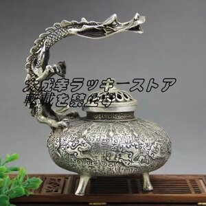 新入荷★香炉 竜 銅器 銅製品 鎮宅辟邪 開運風水 招財 置物 工芸品 装飾品 z1343