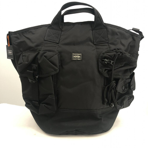 【中古】PORTER ALL 2WAY BUCKET TOTE with POUCHES ブラック 502－05959 ポーター オール 2WAY バケットトート [240017592517]