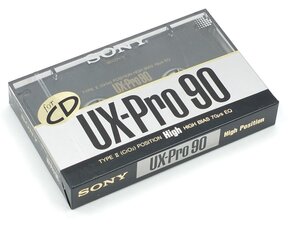 【z29879】新品・未使用 SONY ソニー UX-Pro90 TYPE Ⅱ(CrO2) POSITION High ハイポジ カセットテープ