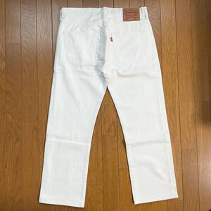 未使用　Levi’s 501　ホワイト/W32　※裾上げ有り　②　　　W118　　　　　