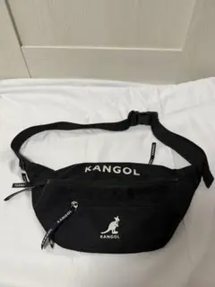 【値下げ中】KANGOL ボディバッグ ブラック