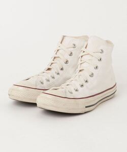 「CONVERSE」 ハイカットスニーカー 25.5cm ホワイト レディース