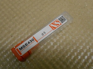 NS TOOL(日進工具) 無限コーティング 超硬エンドミル MSE430-5 φ5mm(5.0mm) 4枚刃