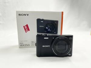 ソニー SONY デジカメ カメラ デジタルスチルカメラ DSC-WX350 cyber-shot サイバーショット 黒 ブラック 通電未確認 箱有 38j-5-1