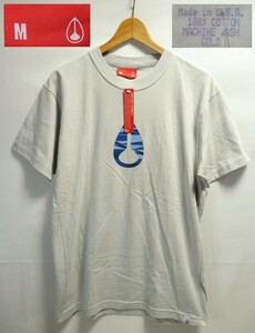 新品(デットストック)★Mサイズ【nixon/ニクソン】Made in usa/100%COTTON【ゆうパケットなら送料無料】半袖/Tシャツ/アメリカ製/★