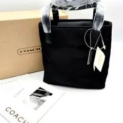 【未使用】COACH ナイロン ミニトートバッグ　〈409-5〉