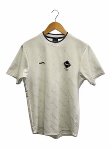 F.C.R.B.(F.C.Real Bristol)◆Tシャツ/S/ポリエステル/WHT/総柄/FCRB-178013