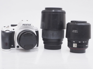 A24-2026【中古品】PENTAX ペンタックス K-50 デジタル一眼レフ/50-200mm F4-5.6/SMC PENTAX F2.4 35mm/SIGMA DG F4-5.6 70-300mm