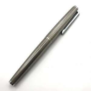 1円 美品 PILOT パイロット カスタム スターリングシルバー 925 ペン先 18kwg 750 カートリッジ式 万年筆 m12915