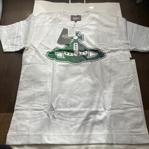 送料込●新品● Vivienne Westwood 半袖Tシャツ42 白③ 日本製 オーブ コットン100% ヴィヴィアンウエストウッド ビビアン