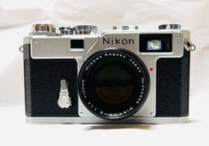 中古Nikon レンジファインダーS3 YEAR2000 LIMITED EDITION 復刻版 NIKKOR-S 50mm 1:1.4　ケース付