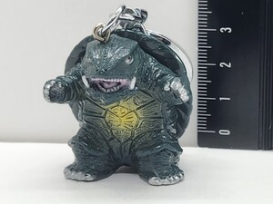 1995年 ガメラ 日本製 キーホルダー フィギュア[25A7検]GameraゴジラGodzilla特撮大百科FigurineマスコットSDデフォルメ コレクション