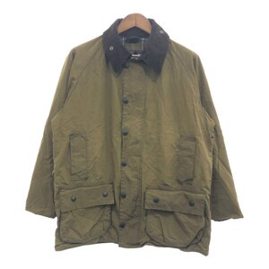 イングランド製 Barbour バブアー クラシック ビューフォート オイルドジャケット 防寒 カーキ (メンズ XL相当) 中古 古着 P6369