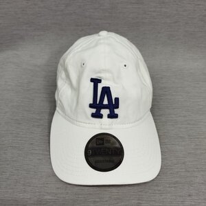 J850 NEW ERA ニューエラ NEW ERA ニューエラ LA ロゴ 刺繍 ブルルー Dodgers キャップ 帽子 アジャスター ユニセックス ホワイト ONEE