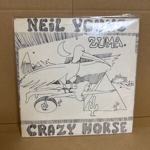 02 稀少 UK テスト盤 レア盤 レコード 白ラベル NEIL YOUNG ニール・ヤング CRAGY HORSES ZUMA K54057 LP 詳細不明 動作未確認現状品