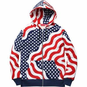 Supreme 3M REFLECTIVE LOGO THERMAL ZIP UP シュプリーム　サーマル　ジップ　サイズS フラッグ