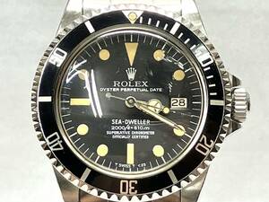 ロレックス ROLEX シードゥエラー 1665 500万番台 トリチウム 白シード マーク2ダイヤル 自動巻き メンズ 箱付