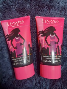 廃盤 希少 新品 ESCADA SEXY GRAFFITI BODY LOTION 150ml ×2つ セット エスカーダ セクシー グラフィティ ボディローション クリーム