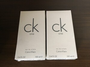 ★新品★カルバンクライン CK-One 100ml×2本セット★特価！★送料０！