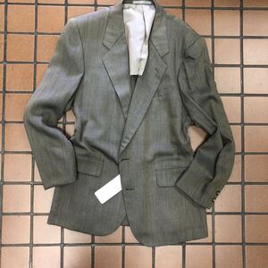 新品☆タグ付き訳あり73,000円の高級ATELIER JOCKEY伊製生地2つボタンヴィンテージテーラードジャケット サイズA6 L アンティークゴールド