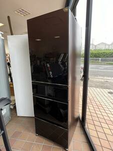 126★茨城県日立市/三菱 ノンフロン 冷凍冷蔵庫 MR-MB45E-ZT2形 2019年製 451L 6ドア 中古品