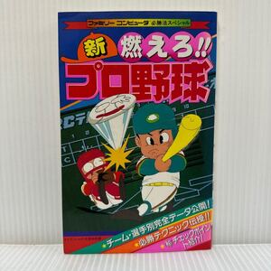 新燃えろプロ野球 1989/8/1発行★チーム・選手完全データ/必勝テクニック/チェックポイント/ファミコン攻略本/ファミコン/攻略本