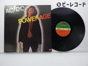 AC/DC「Powerage」LP（12インチ）/Atlantic(SD 19180)/Rock