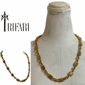 TRIFARI VINTAGE トリファリ ヴィンテージ アクセサリー ジュエリー ヴィンテージ チェーンデザインネックレス ゴールド系 アーカイブ