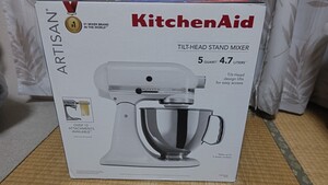 新品 未開封 FMI キッチンエイド KSM150WH（ホワイト）スタンドミキサー