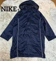 美品✨️ NIKE ロング ベンチコート デカロゴ スウォッシュ 2way L