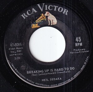 Neil Sedaka - Breaking Up Is Hard To Do / As Long As I Live (A) OL-V559