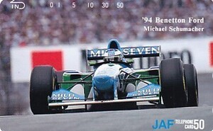 ●ベネトン F-1 Michael Schumacher JAFテレカ