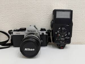 カメラ祭 Nikon FM2 NIKKOR 50mm 1:14 一眼レフ フィルムカメラ シルバー 使用品 美品 ニコン 1円スタート!!