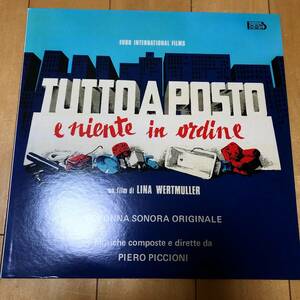 O.S.T. (PIERO PICCIONI)『TUTTO A POSTO E NIENTE IN ORDINE（すべて台なしに）』