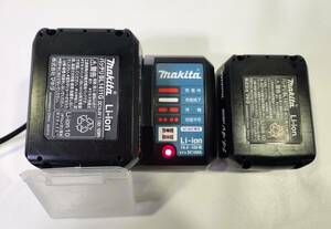□MAKITA マキタ 充電器 DC18WA バッテリー2個 BL1411G DC14.4V 1.1Aｈ