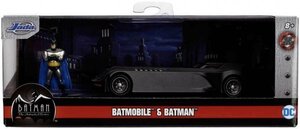 Jada Toys バットマン アニメイテッド 1/32スケール バットマン フィギュア & バットモービル ミニカー BATMAN BATMOBILE