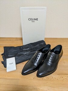 新品 CELINE JACNO OXFORD IN SHINY CALFSKIN 42 ジャクノ レザーシューズ セリーヌバイエディスリマン saint laurent サンローランパリ