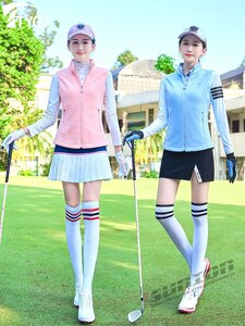 ゴルフベスト レディース GOLF 蓄熱保温 ボア素材 ゴルフウェア 防寒 秋冬 中綿ベスト ストレッチ カジュアル 暖かい プ