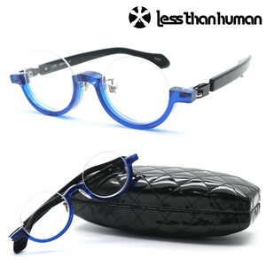 新品・日本製★【less than human】レスザンヒューマン LHR col.8080 完全絶番モデル/１本のみ再入荷/アンダーリム★正規品★送料無料