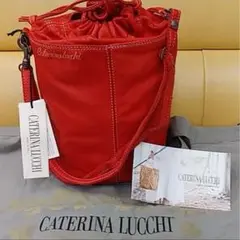 CATERINA カテリーナルッキ  巾着バッグ　¥44000