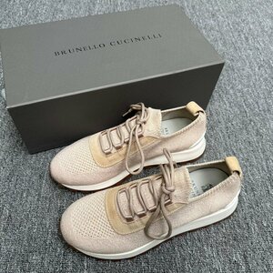 BRUNELLO CUCINELLI ブルネロ クチネリ 夏 メンズスニーカー ウォーキングシューズ 通気性 ローカット 靴 39-44 サイズ選択可能 b2138