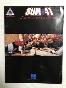 ★☆ギタースコア SUM41 ALL KILLER NO FILLER 輸入 洋書 楽譜 TAB譜☆★