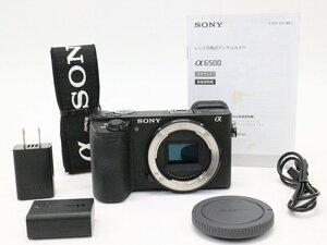 ●○【良品】SONY α6500 ILCE-6500 ミラーレス 一眼カメラ ボディ Eマウント ソニー○●026001002○●