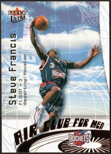 【スティーブフランシス】NBA00-01 Fleer Ultra AirClubForMen #AC8 SteveFrancis/HoustonRockets