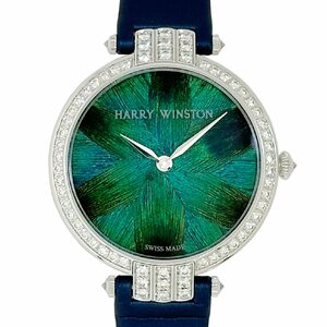 値下げ HARRY WINSTON ハリーウィンストン PRNQHM36WW006 Premier Feathers プレミア フェザー グリーン クオーツ