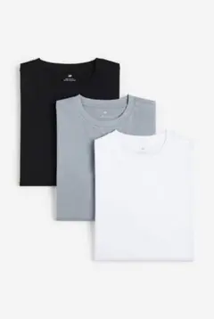 【新品未使用】H＆M レギュラーフィット ジャージートップス3枚セット XL