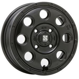 ◆ 13 インチ タイヤ ホイール セット XTREME-J KK03 サテンブラック 145 / 80 R 13 GOODYEAR EfficientGrip ECO EG01 新品