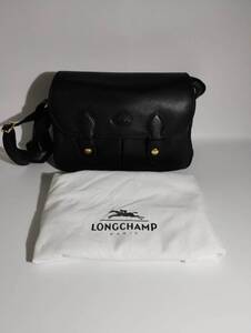 ヴィンテージ☆/美品/LONGCHAMP/ロンシャン/ショルダーバック/シボ革/レディース/ファッション/1218f3